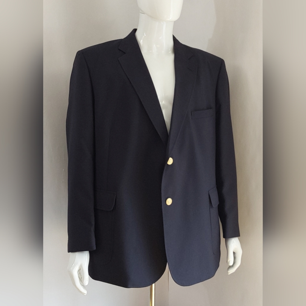 DAVID TAYLOR Men's Black Blazer 46R